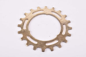 NOS Shimano Dura-Ace #MF-7150 / #MF-7160 (#FA-100 / #FA-110) golden Cog, 5-speed and 6-speed Freewheel Sprocket  with 20 teeth #1242020 from the 1970s - 1980s