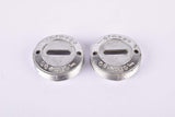 Silver Ofmega plastic crank set dust caps