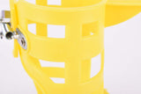 NOS Biemme  #235 yellow water bottle cage for handlebar mount from the 1970s