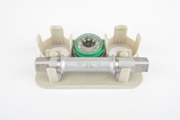 NOS Campagnolo Record #744/1  tripple Bottom Bracket Axle and bearings, model #744/1 68-SS-120 X3