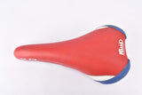 Red White and Blue Selle Italia XO Saddle from the 1990s - 2000s