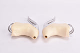 NOS Chang-Star non-aero Brake Levers with anatomic white hoods (Modolo Copy) from the 1980s
