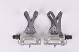 Shimano 105 #PD-1055 aero Pedal Set with toe clips from the 1980s