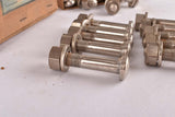 NOS Set of 10 Vintage Brevillier-Urban Vienna (Bundu) Nickel plated Clamp Bolts #363 for Stem or Seat Post