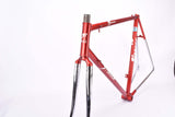 Red Sirocco Professional vintage road bike frame in 55 cm (c-t) / 53.5 cm (c-c) with Super Vitus (or/and Columbus) tubing from the 1980