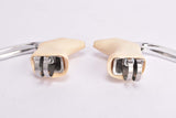 NOS Chang-Star non-aero Brake Levers with anatomic white hoods (Modolo Copy) from the 1980s