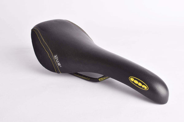 Black and Yellow Coda 900 Kevlar Saddle with Manganese rails from 1990s