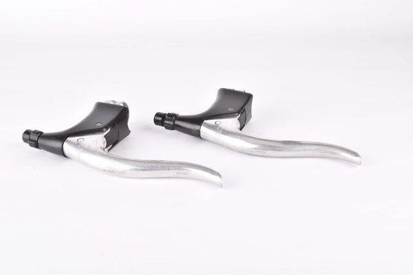 Mafac Course 130 / Promotion with black plastic body non-aero Brake Lever Set from the 1970s