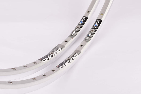 Ryde Chrina clincher Rimset (2 rims) 700c/622mm with 32 holes, silver