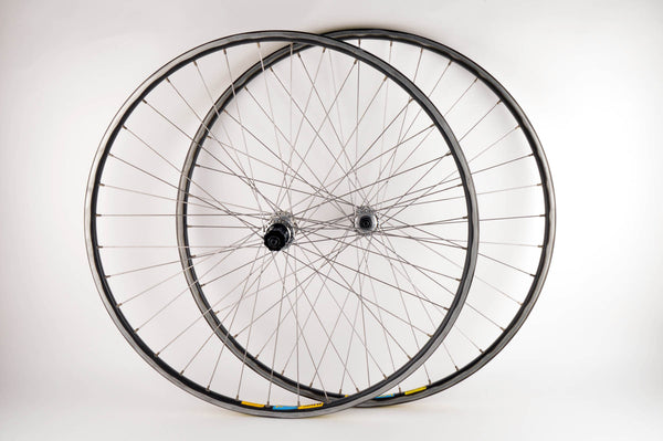 Wheelset with Mavic Module E2 clincher rims and Campagnolo Athena hubs from the 1990s