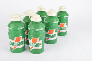 NOS 6 Gatorade water bottles in green/white from the 1990s