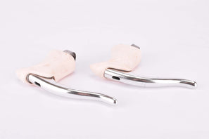 NOS LeeChi #BL-250 aero brake lever set with pink hoods