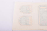 NOS Reynolds 531 post 1989 Tube Set Water Transfer Decals for frame and Fork from the 1990s