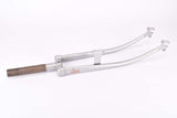 NOS 28" Grey Steel Fork with Eyelets for Fenders, Rack and Braze-on for a Dynamo