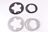 Aluminium Chainring with 38, 39, 42, 48, 50 teeth and 130 BCD, silver or black