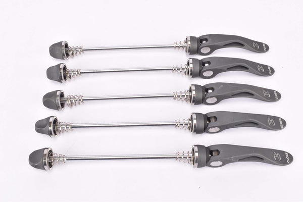 Bunch of grey Alloy quick release, front Skewer (5 pcs)
