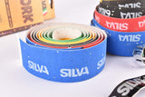 NOS Silva Cork Multicolor handlebar tape in blue/red/black/yellow/green from the 1990s