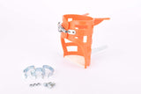 NOS Biemme  #235 orange water bottle cage for handlebar mount from the 1970s