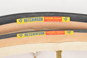 NEW Hutchinson GTX 80 Tubular Tires 700c x 23mm from the 1980s NOS