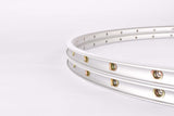 Ryde Chrina clincher Rimset (2 rims) 700c/622mm with 32 holes, silver