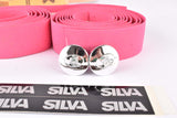 NOS Silva Cork handlebar tape in pink from the 1990s