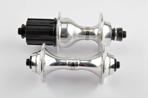 NEW Campagnolo Record/Shamal Hubs with 16 holes drilled for bladed Spokes from the 1990s NOS