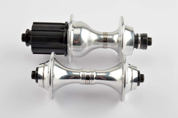 NEW Campagnolo Record/Shamal Hubs with 16 holes drilled for bladed Spokes from the 1990s NOS
