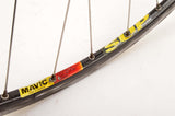 Radial spoked front Wheel with Mavic Open SUP CD clincher rim and Mavic 501 hub from the 1980s