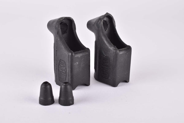 NOS Universal Mod.51/Mod.61/Mod.68 black brake lever hoods and hood caps from the 1960-70s