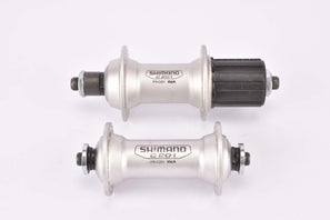 Shimano C201 #HB-C201 and #FH-C201 8-speed Hyperglide hubset with 36 holes from the 2000s