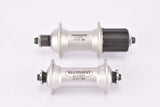 Shimano C201 #HB-C201 and #FH-C201 8-speed Hyperglide hubset with 36 holes from the 2000s