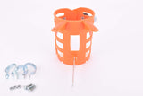 NOS Biemme  #235 orange water bottle cage for handlebar mount from the 1970s