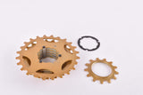 NOS Shimano UG 6-speed cassette with 13-24 teeth from 1986, gold