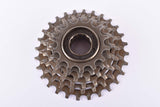 Shimano MF-Z012 6-speed Uniglide freewheel with 14-28 teeth and english thread from 1986