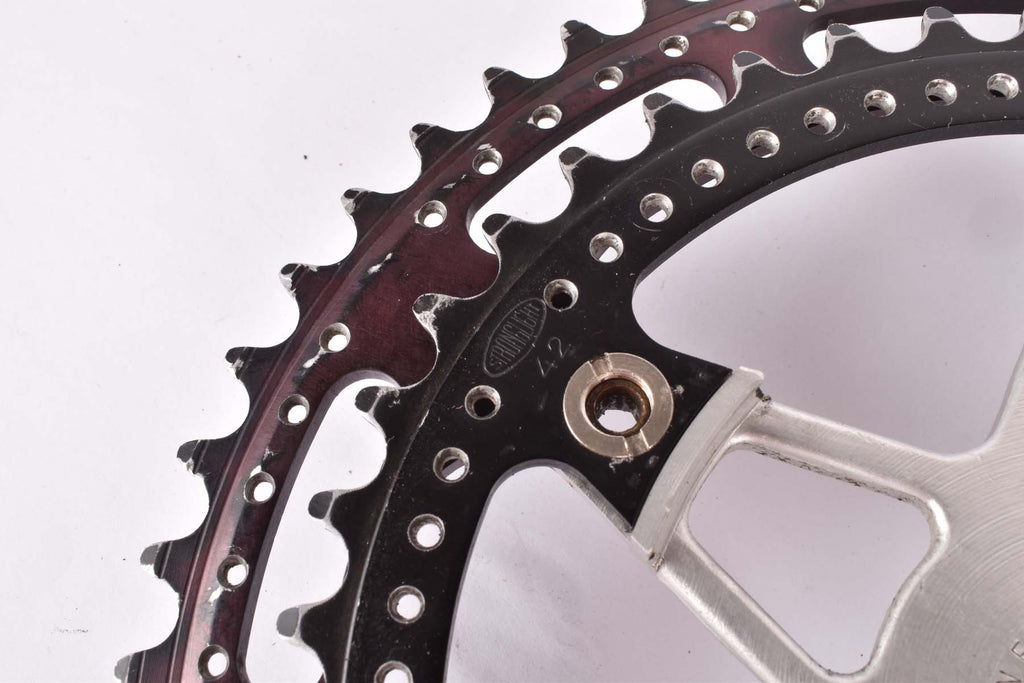 Pédalier spidel Stronglight 105 bis 42-52 170 14×1.25 ancien vélo PX