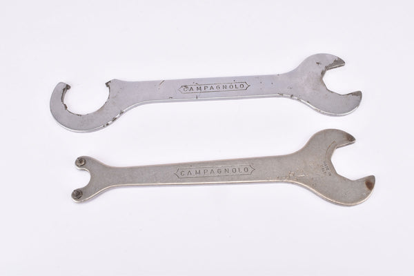 Campagnolo Headset and left side adjustable bottom bracket cup tools / wrench set #712/1 and #712 from the 1950s - 1990s