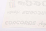 NOS Concorde Aquila Complete Set Water Transfer Decals from the 1990s