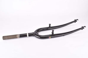 NOS 26" Black MTB Steel Fork with Eyelets for Fenders, Rack and Low Rider