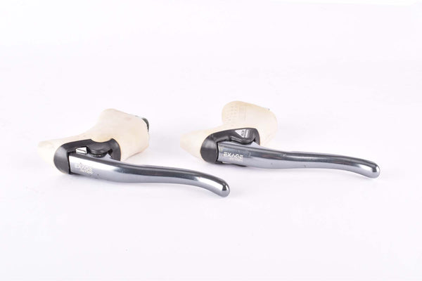 Shimano Exage Action #BL-A351 brake lever set with white hoods from the 1990s