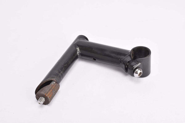 Black MTB stem in size 100mm with 25.4mm bar clamp size from the 1990s