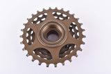 Shimano MF-Z012 6-speed Uniglide freewheel with 14-28 teeth and english thread from 1986