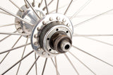 Radial spoked front Wheel with Mavic Open SUP CD clincher rim and Mavic 501 hub from the 1980s