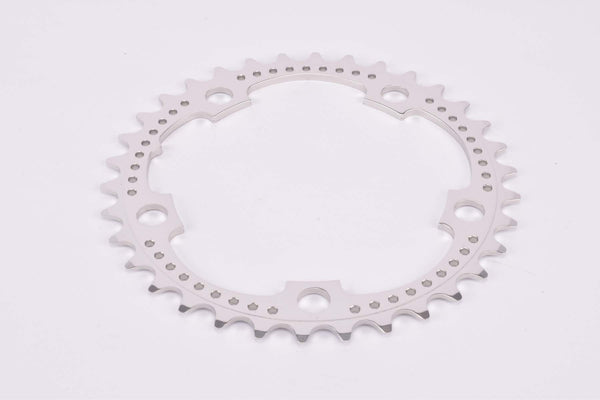 VeloOrange Grand Cru Drillium Inner Chainring, 34 teeth, 110 BCD, Silver