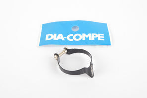 Single black Dia-Compe clamp on cable guide in 28.6 diameter  #99B110
