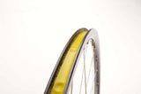 Radial spoked front Wheel with Mavic Open SUP CD clincher rim and Mavic 501 hub from the 1980s