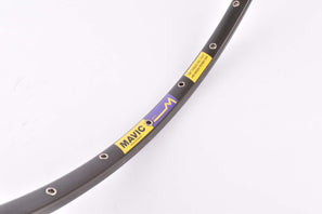 NOS Mavic GP 4 "EMR7" Stainless Steel Eylet Hard Anodized Treatment 650W single Tubular Rim 28"/622mm with 32" holes from the 1980s - 1990s