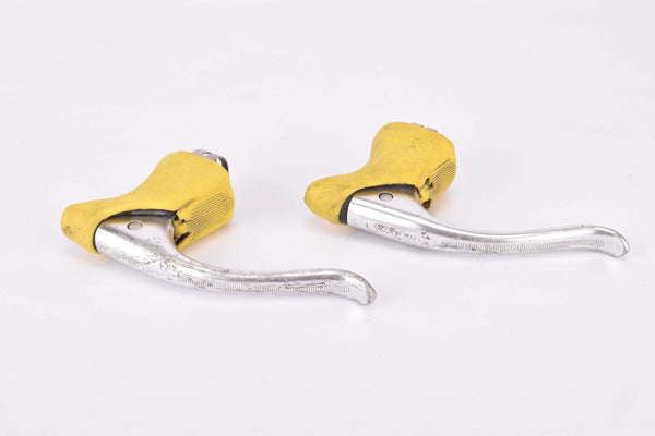 Modolo Corsa non-aero Brake lever set with yellow hoods from the 1980s