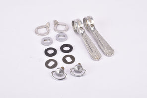 Campagnolo Record / Super Record #1014 (#1013/5 & #1013/6) braze-on Gear Lever Shifter Set from the 1970s - new bike take off
