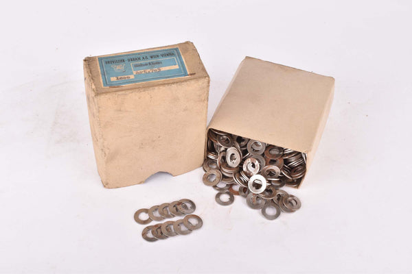 NOS Vintage Brevillier-Urban Vienna (Bundu) Nickel plated front Hub washer #703 (10 pcs / 100 pcs)