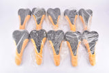 Bunch of NOS Black & Yellow Iscaselle Hegos Saddle (10pcs) produced by Gipiemme from 1997 - second quality